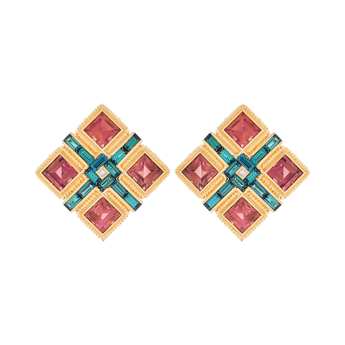 Bakhache Coloured Stones Earrings