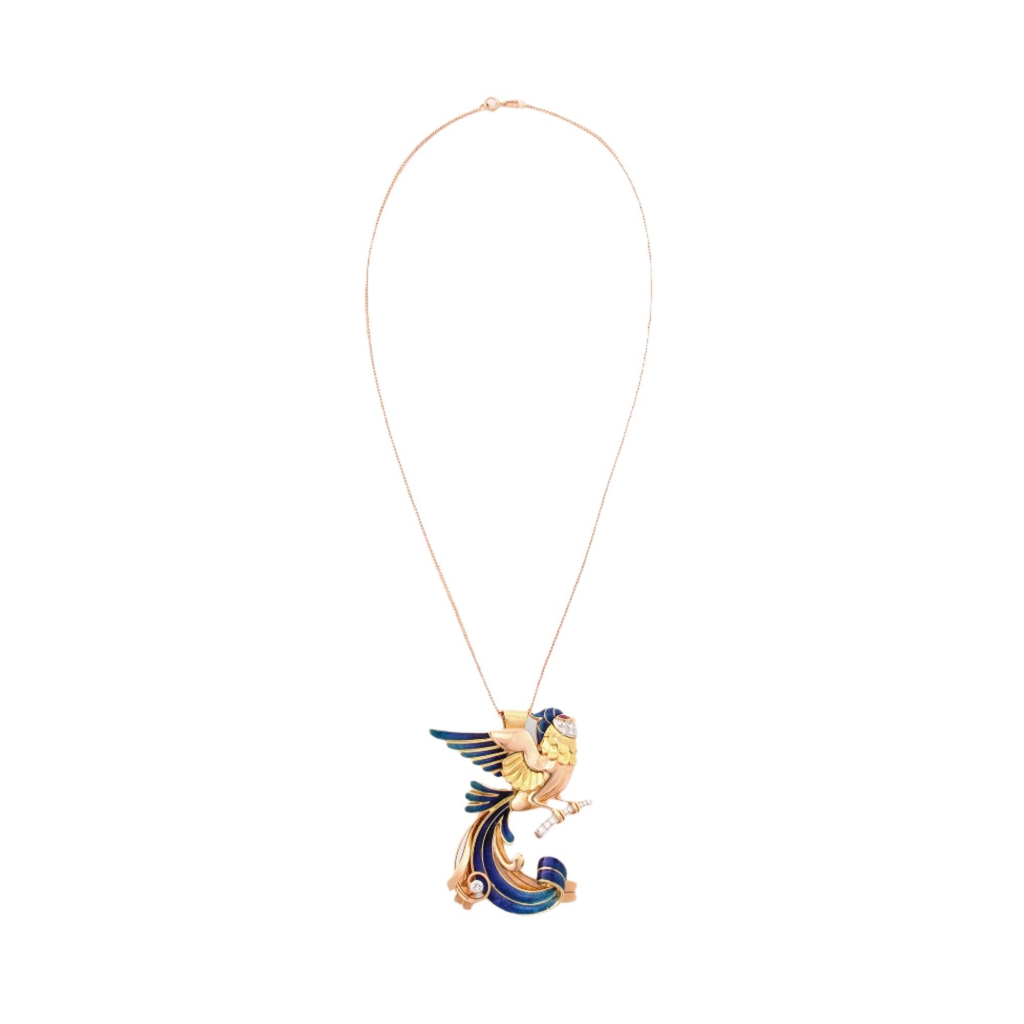 E. Gubelin Bird Shape Pendant