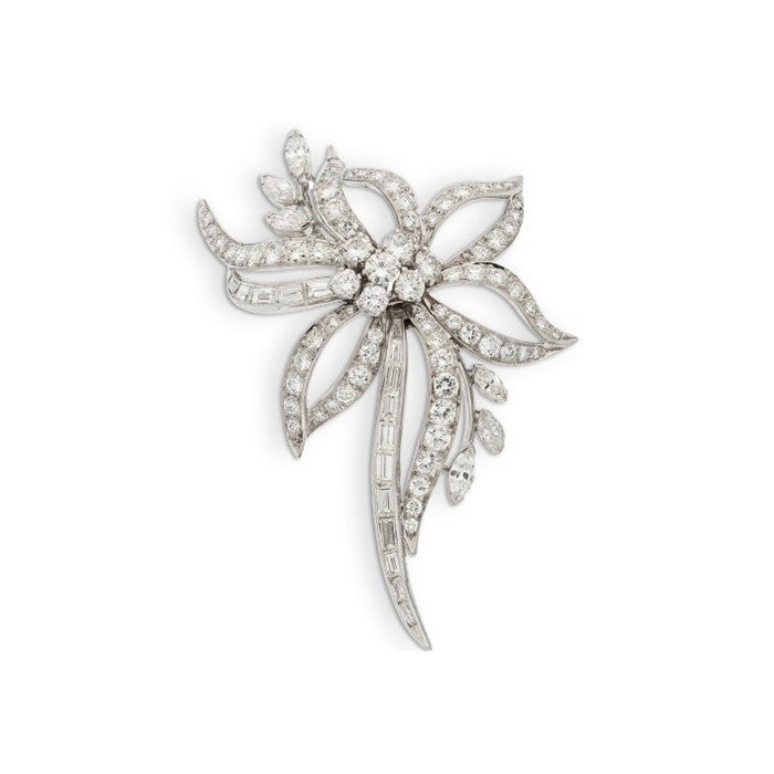 Vintage Diamond Brooch