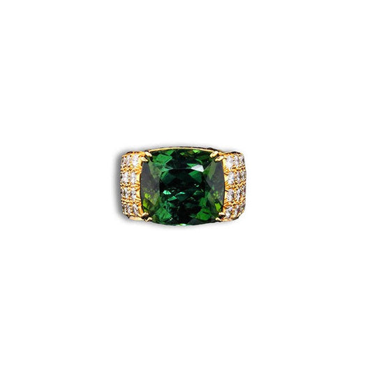 David Webb Green Trourmaline Ring