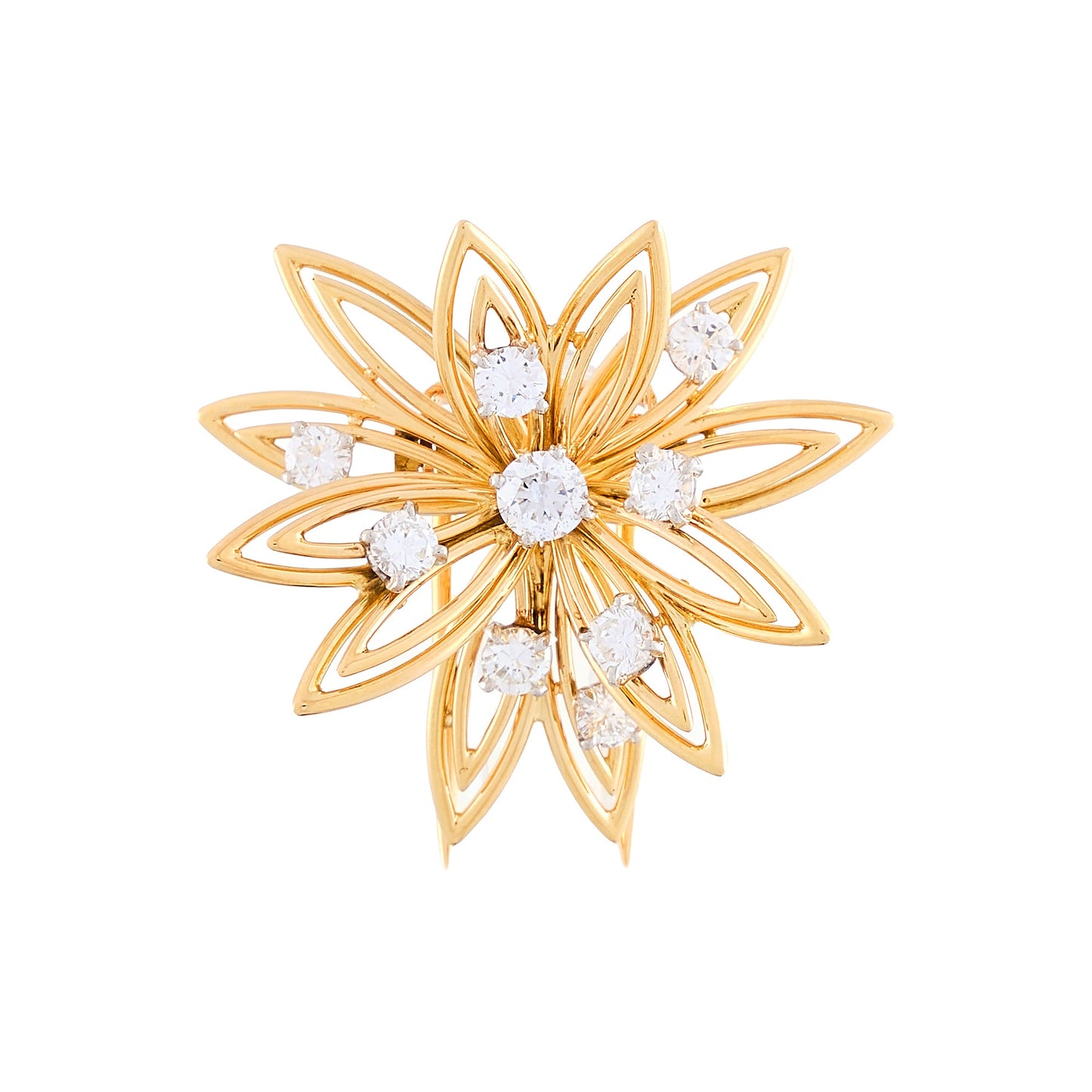 Cartier Star Diamond Brooch