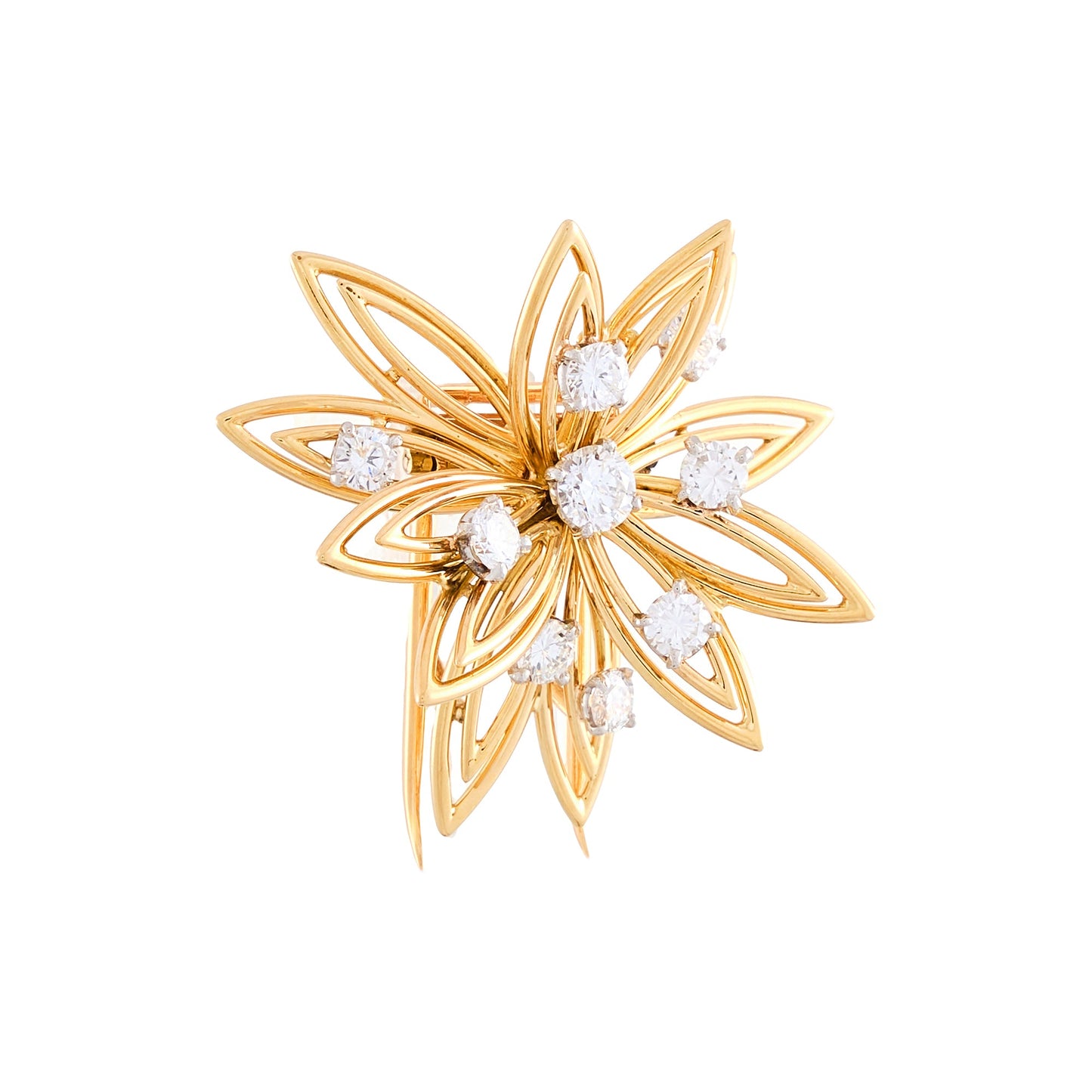 Cartier Star Diamond Brooch
