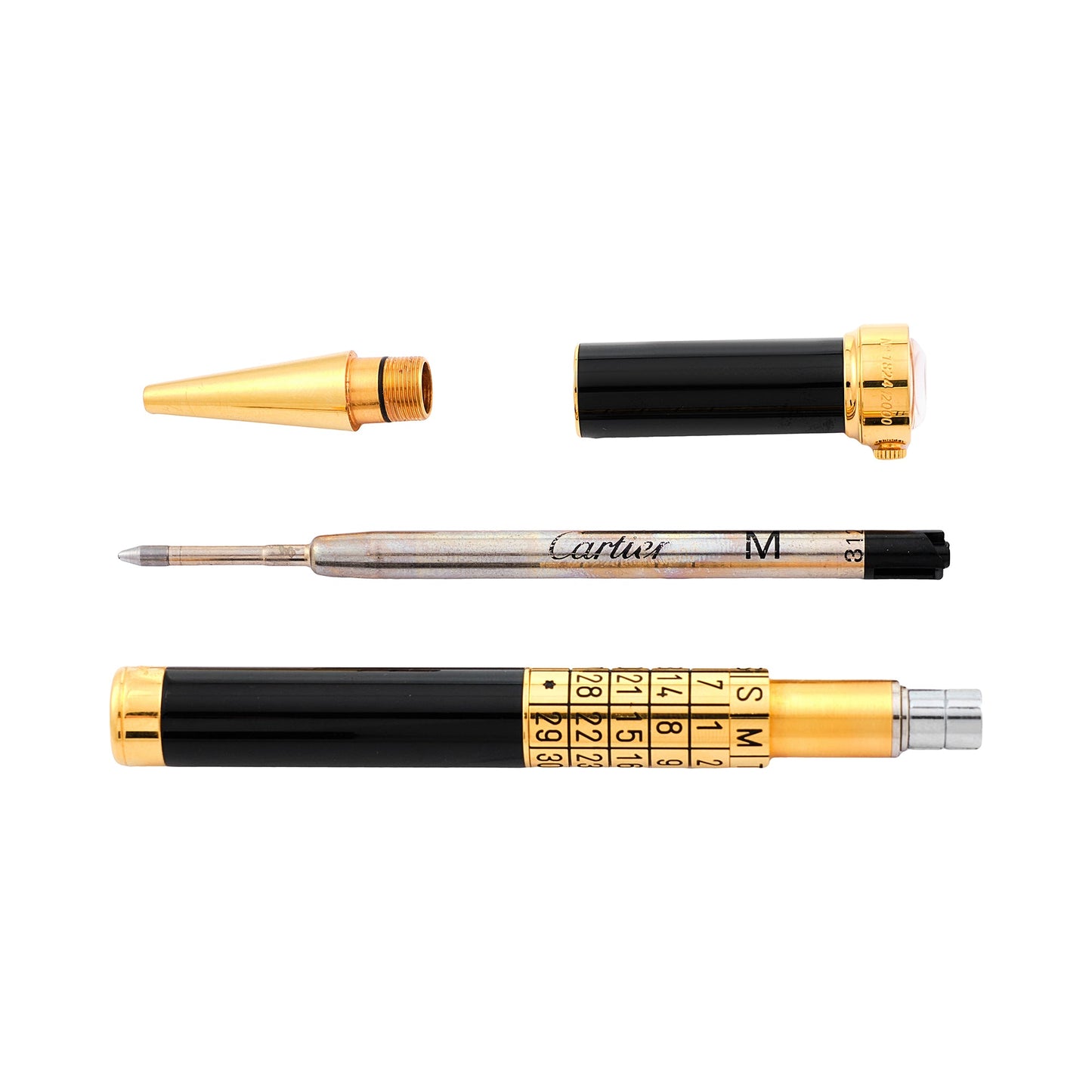 Cartier Limited Edition Pen with Calendar and Watch