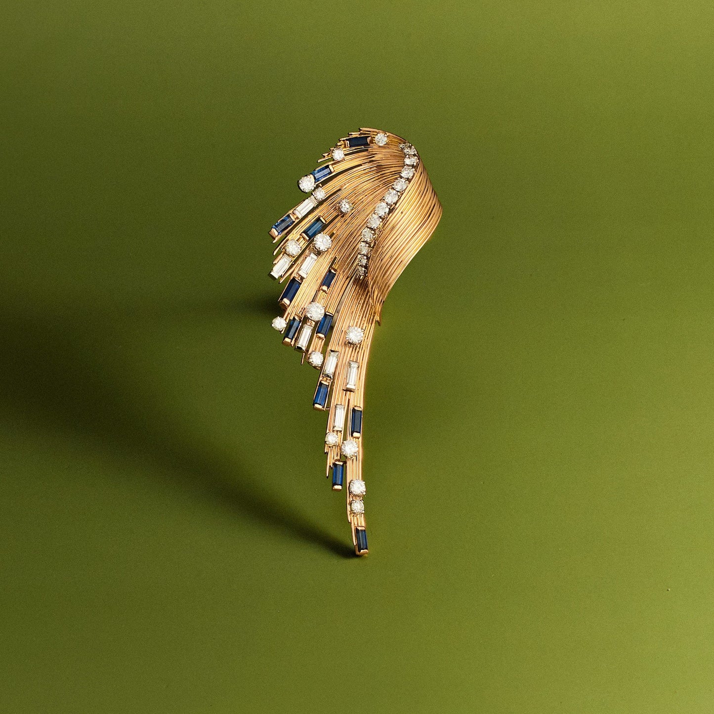 Vintage French Wing Brooch