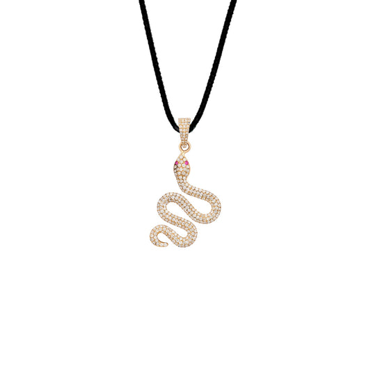 Vintage Snake Pendant