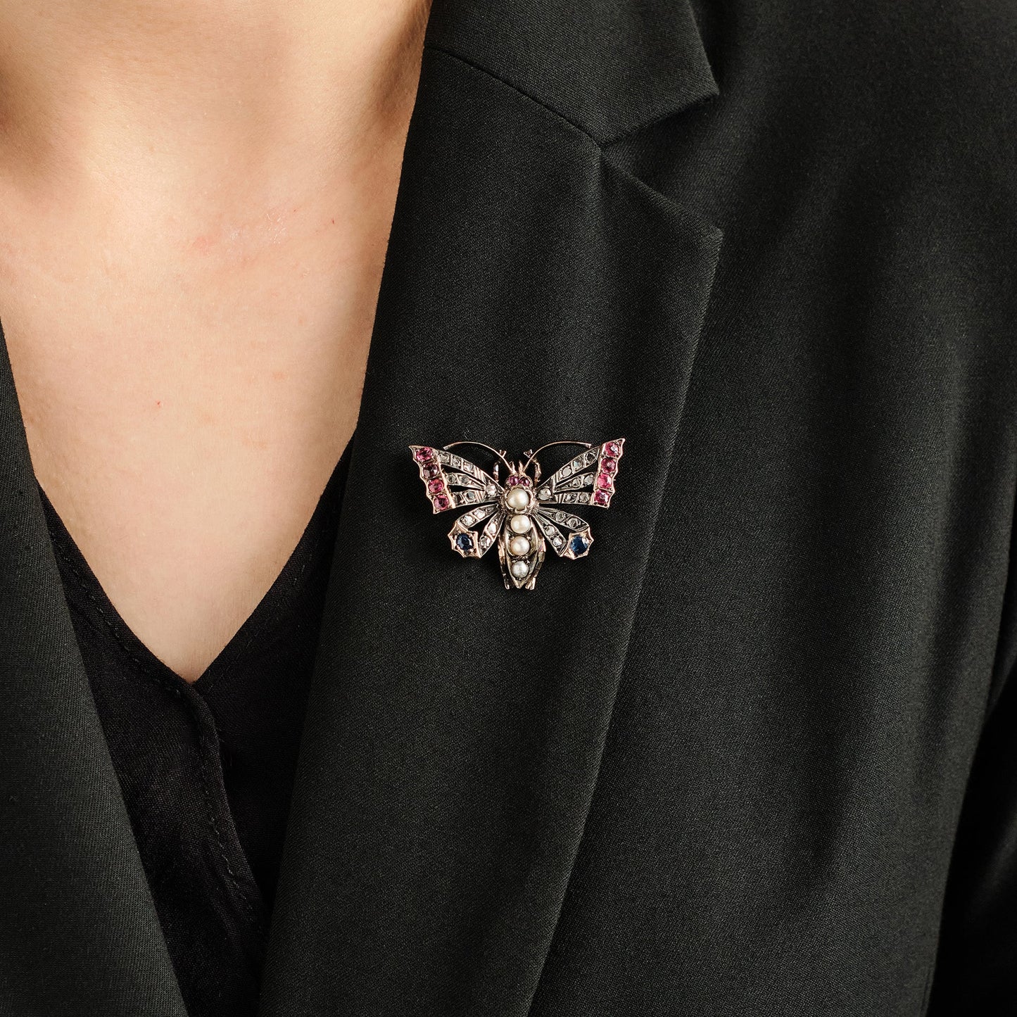 Antique Butterfly Brooch