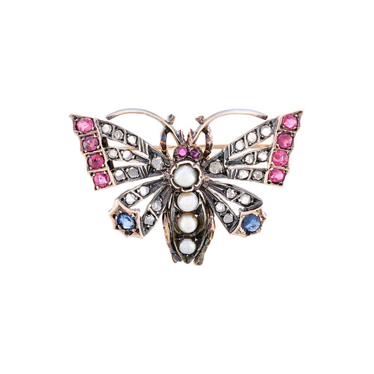 Antique Butterfly Brooch