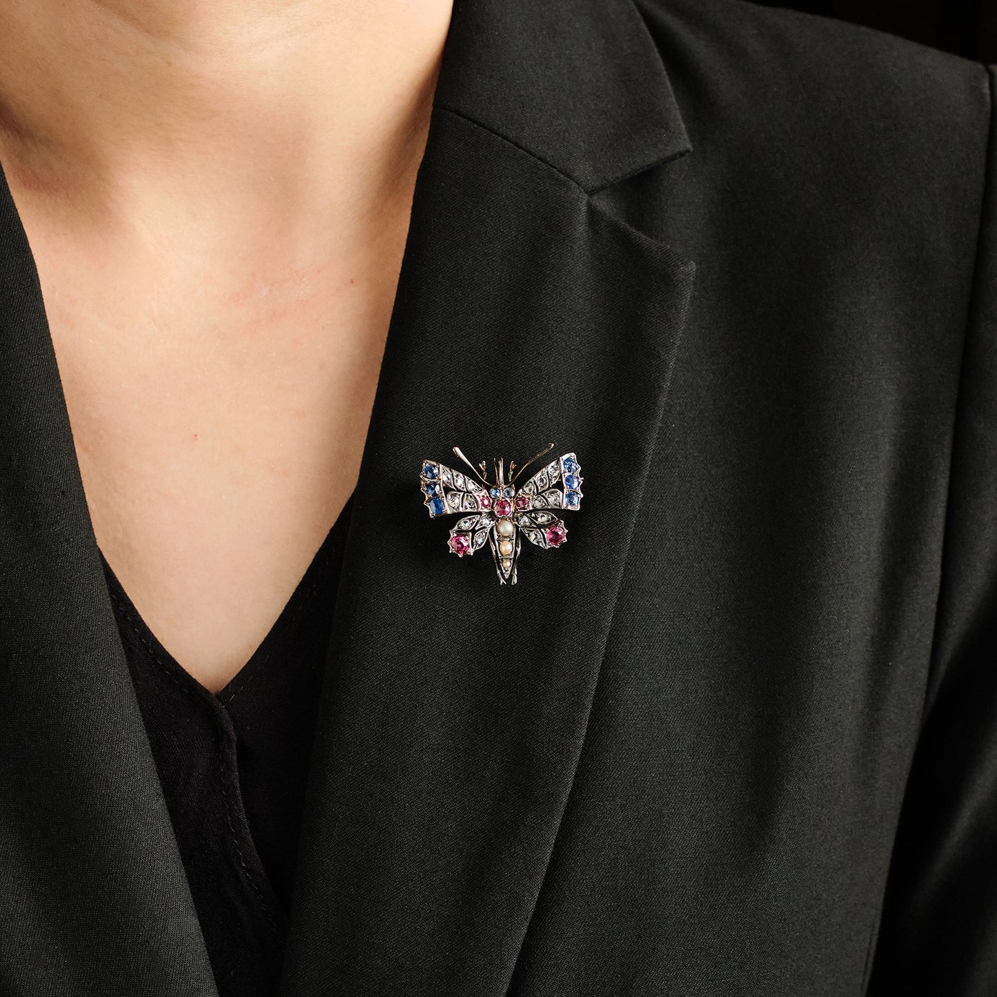 Antique Butterfly Brooch