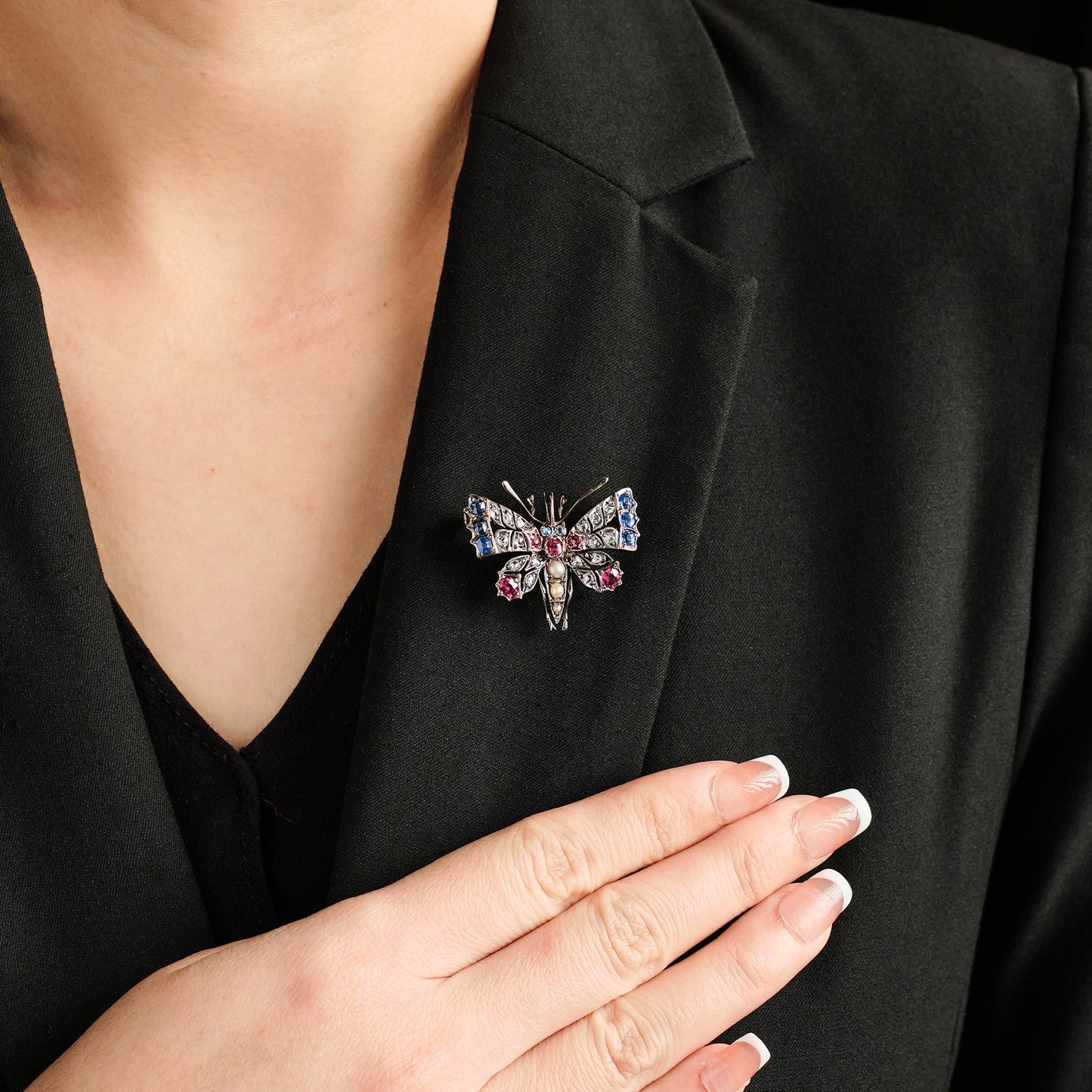 Antique Butterfly Brooch