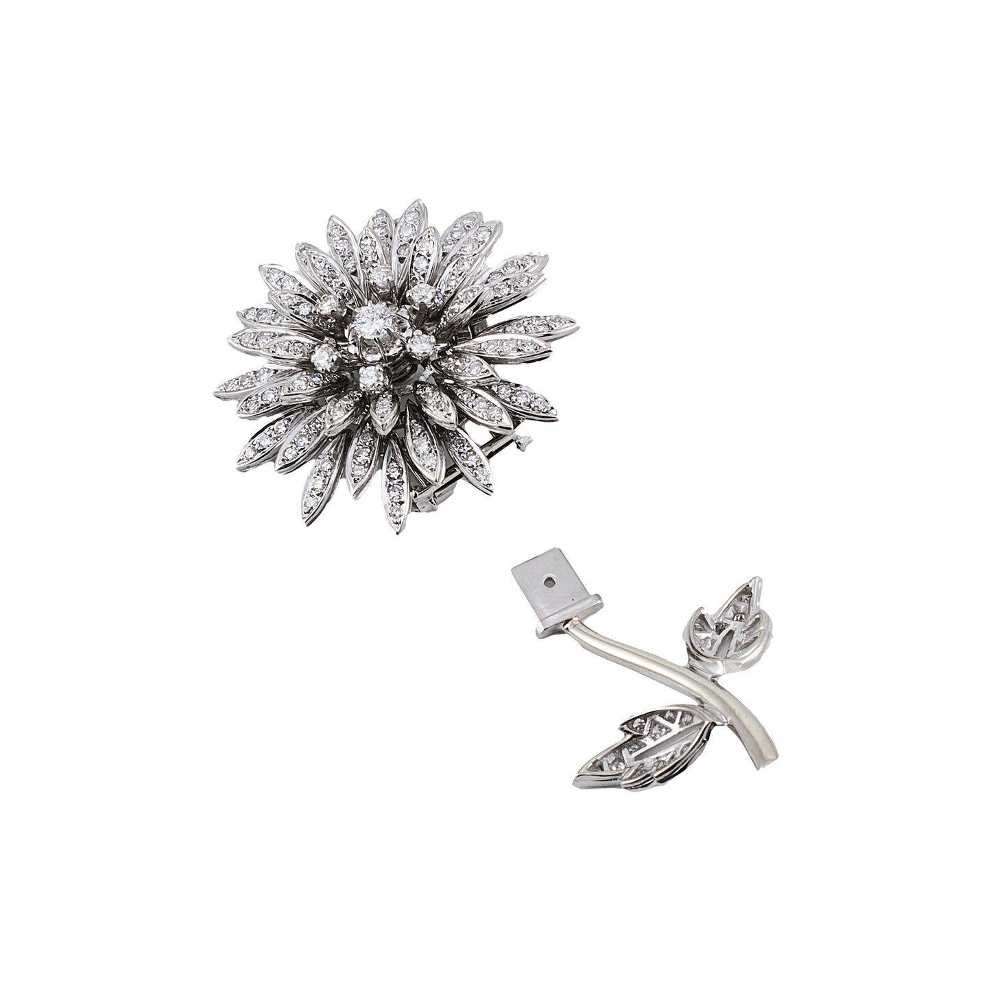 Vintage Transformable Flower Brooch