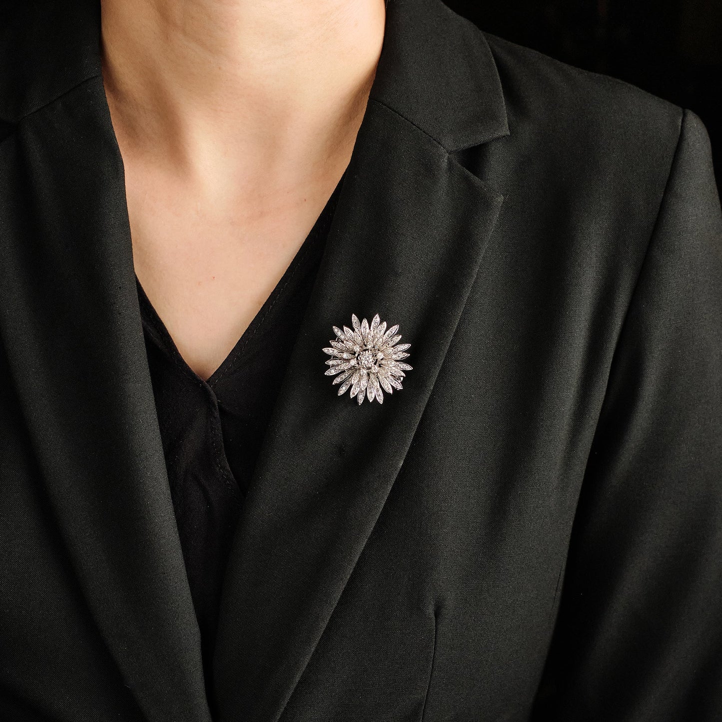 Vintage Transformable Flower Brooch