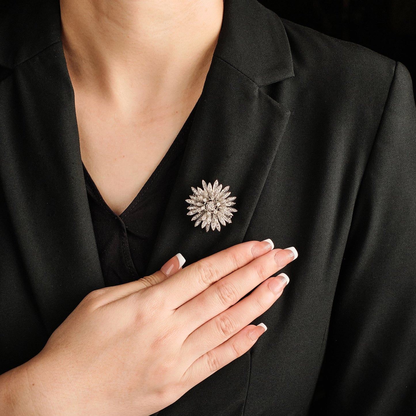 Vintage Transformable Flower Brooch