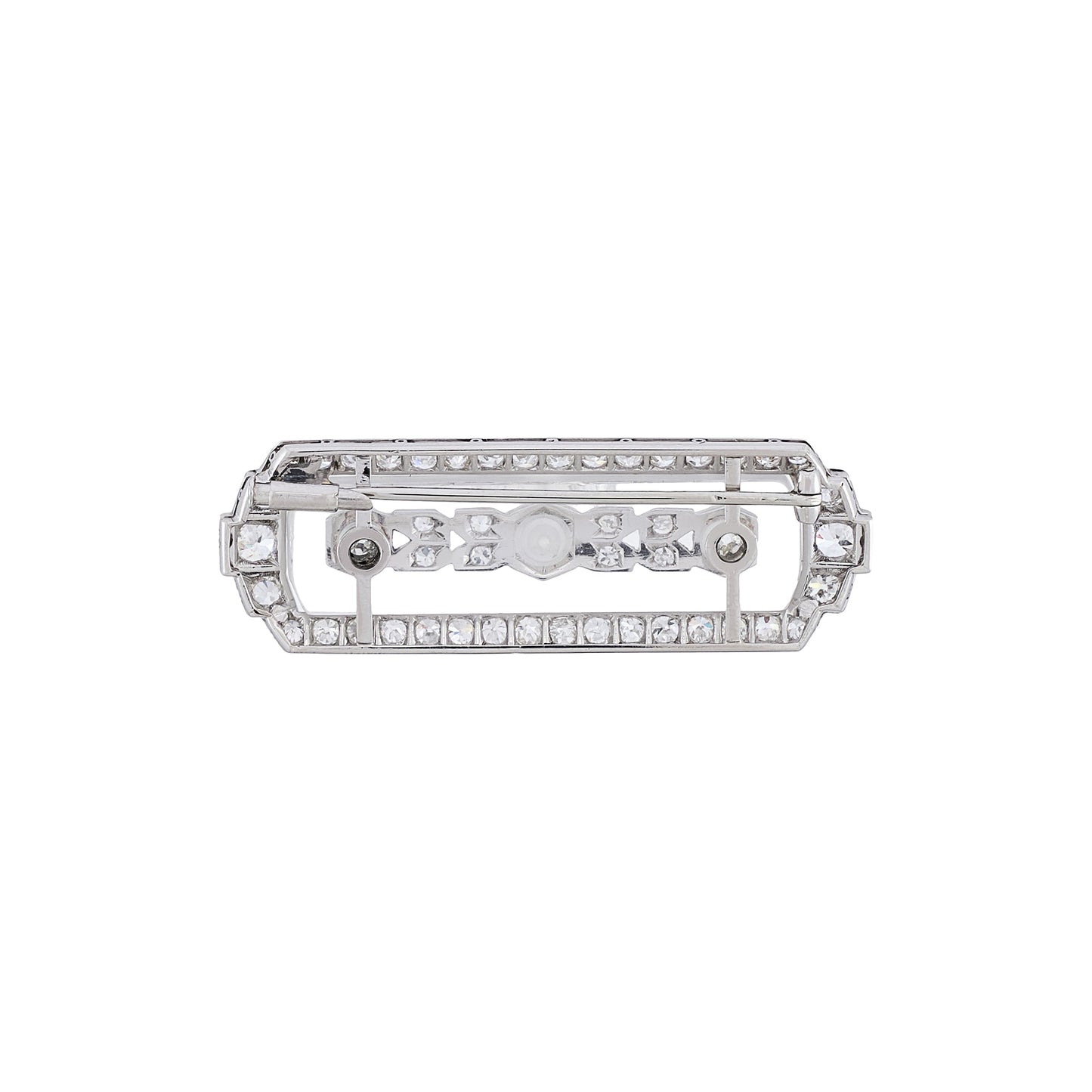 Art Deco Platinum Brooch