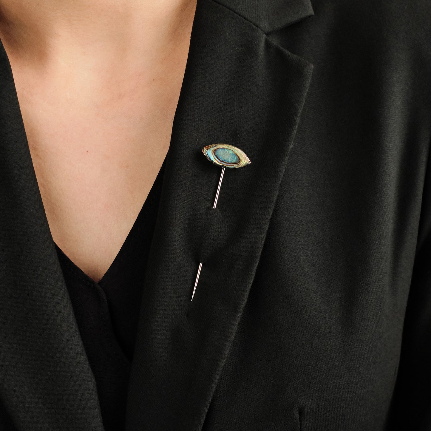 Antique Abalone Shell Stick Pin