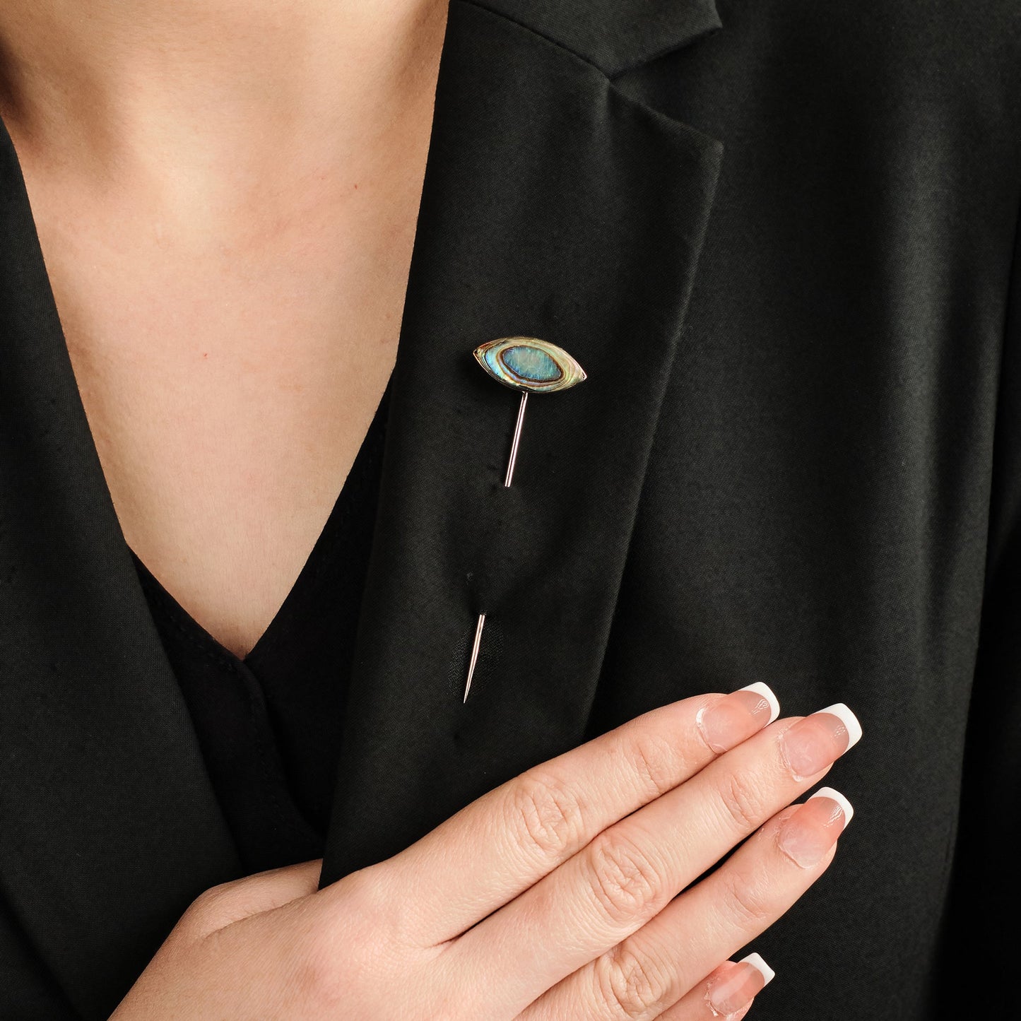 Antique Abalone Shell Stick Pin