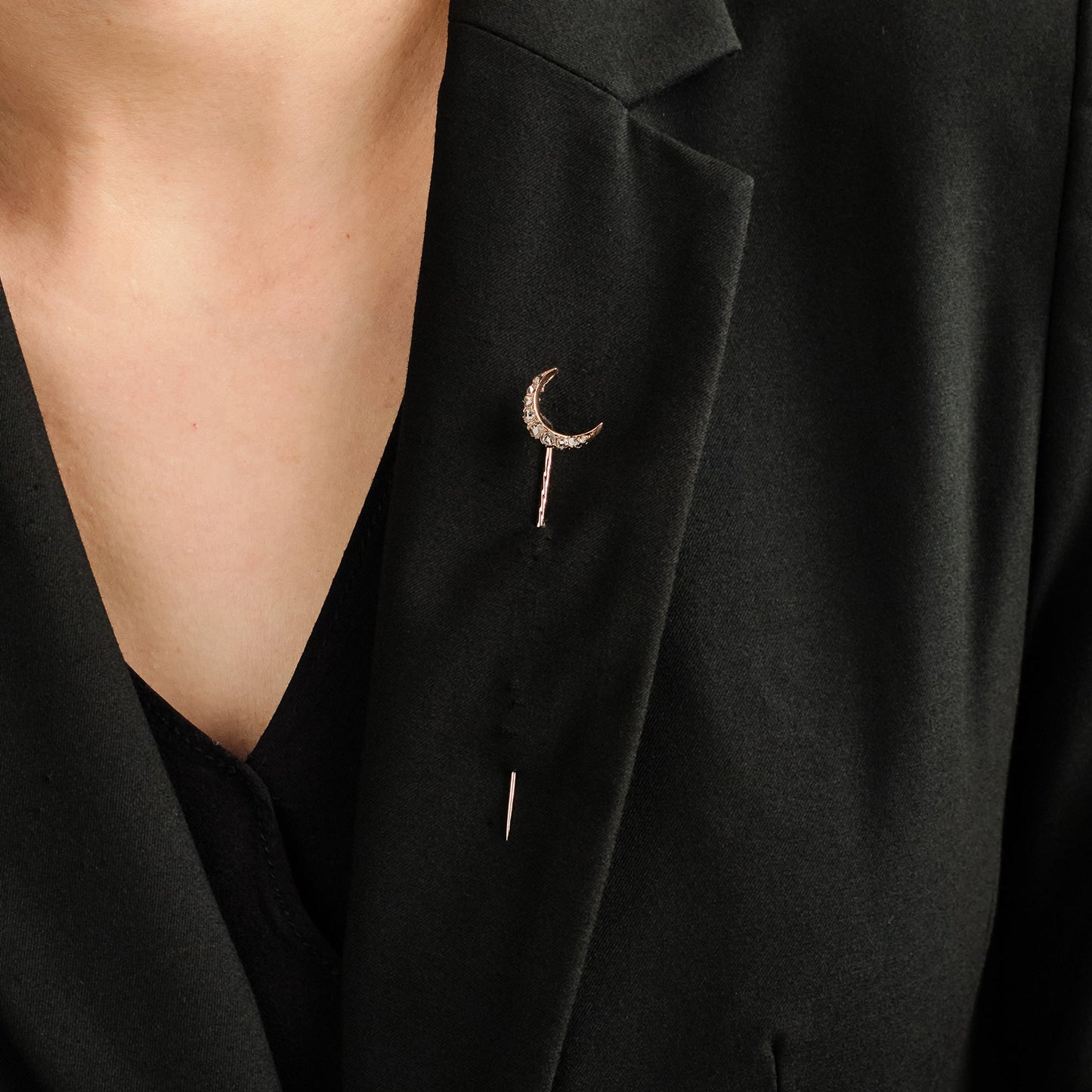 Antique Crescent Stick Pin