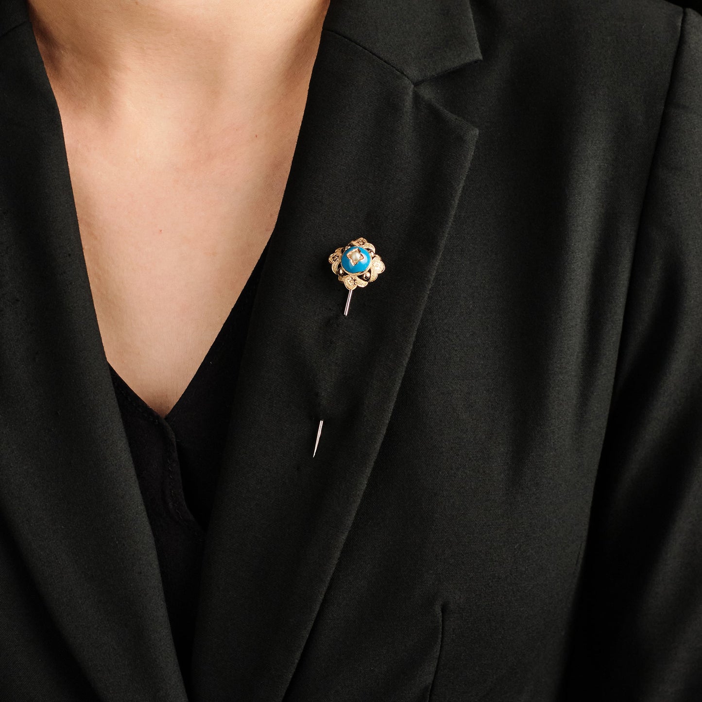 Antique Turquoise Stick Pin