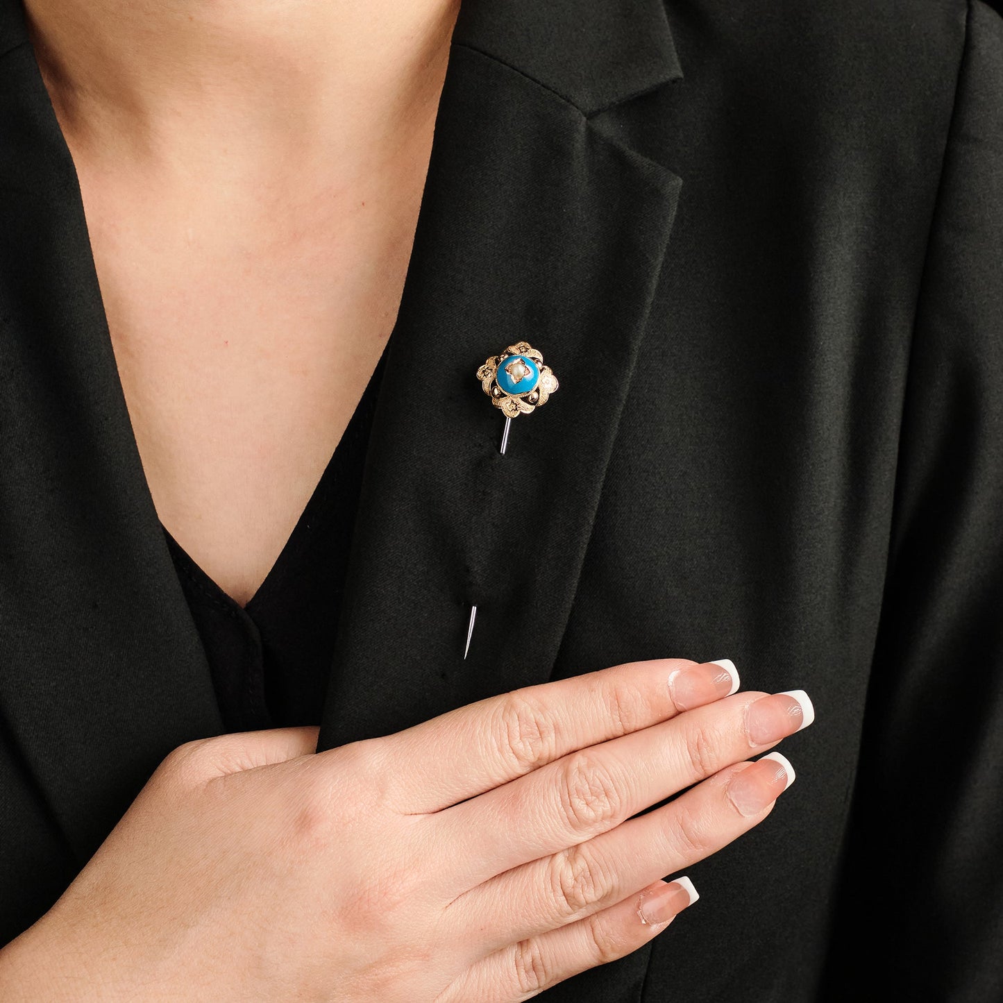 Antique Turquoise Stick Pin
