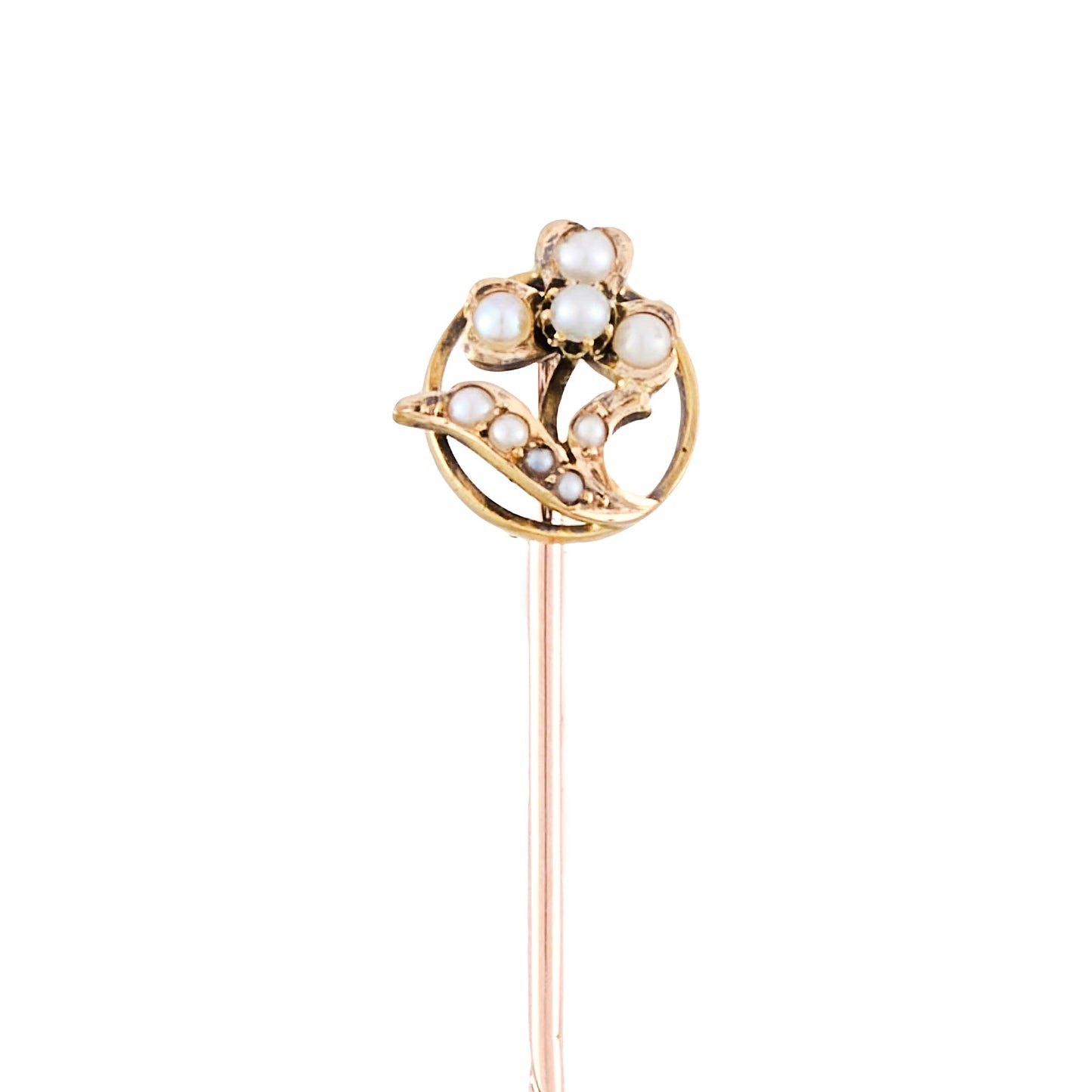 Antique Flower Stick Pin
