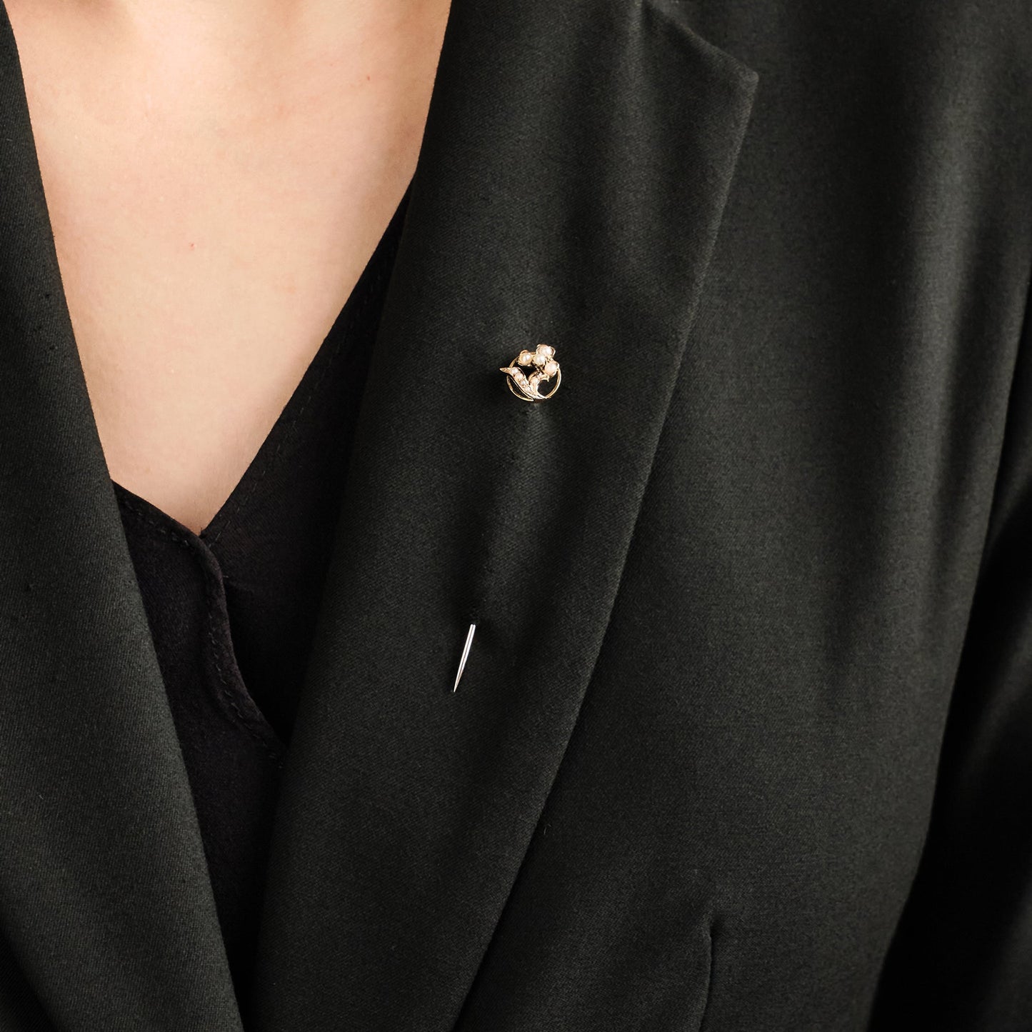 Antique Flower Stick Pin