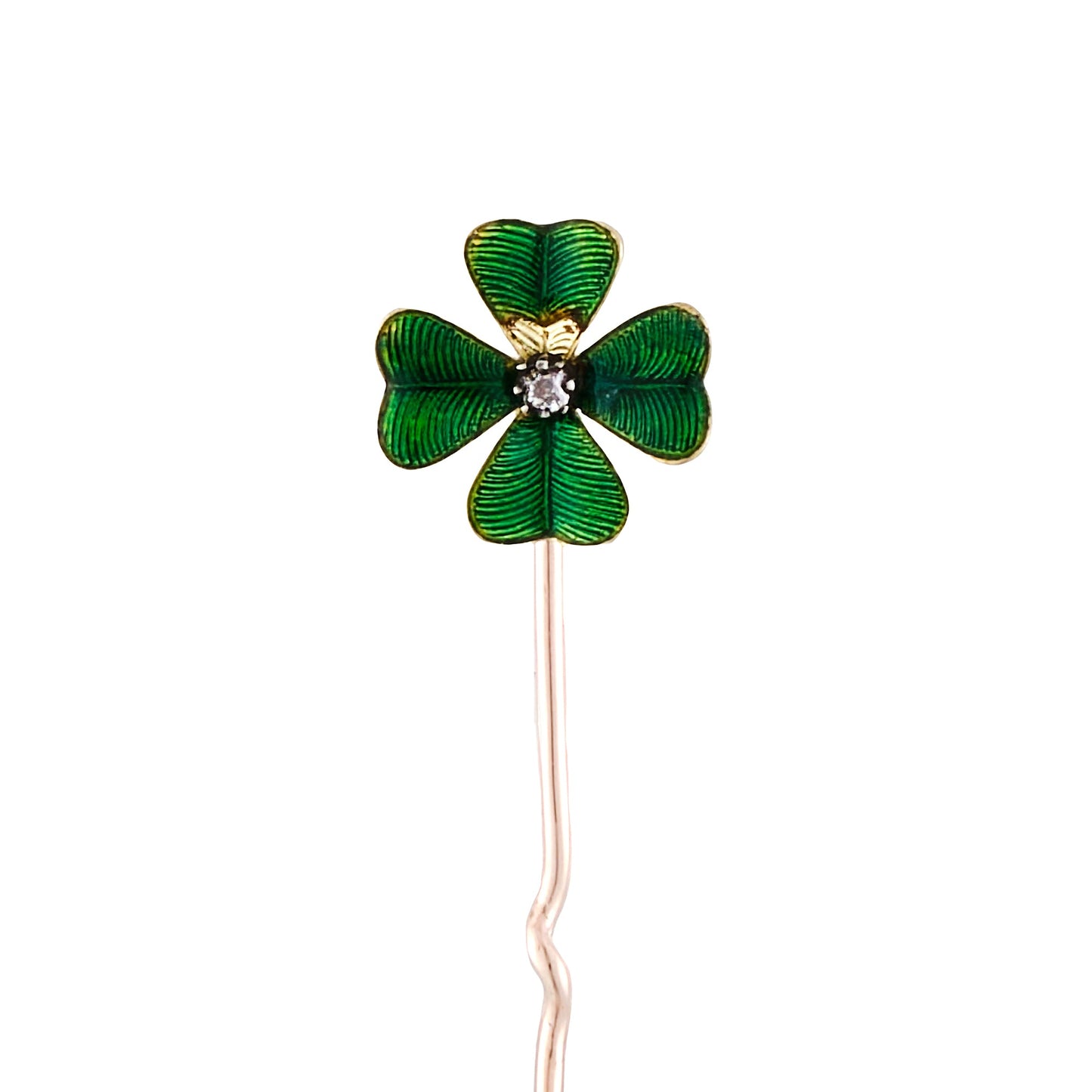 Antique Four Leaf Clover Stick Pin