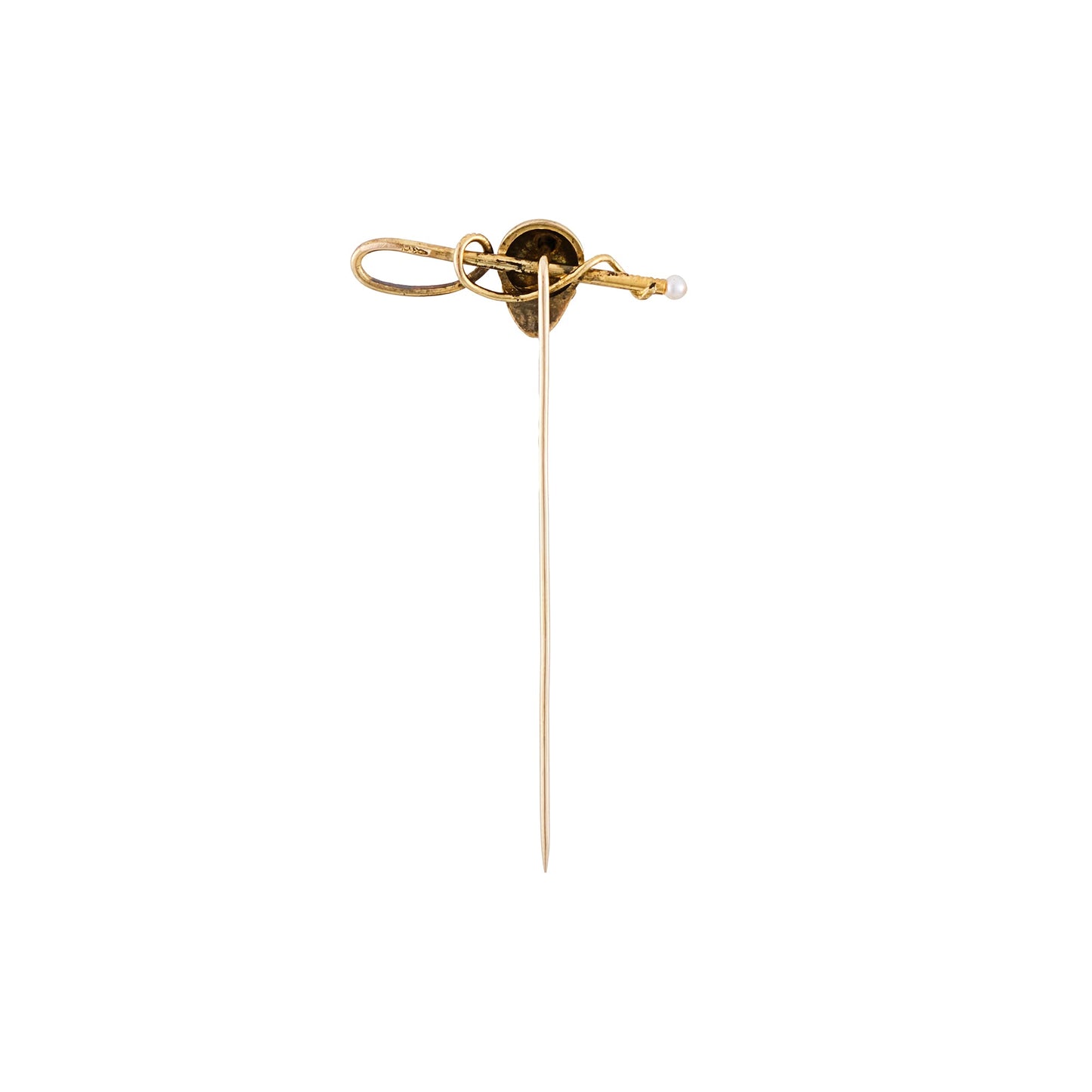 Antique Jockey Hat Stick Pin
