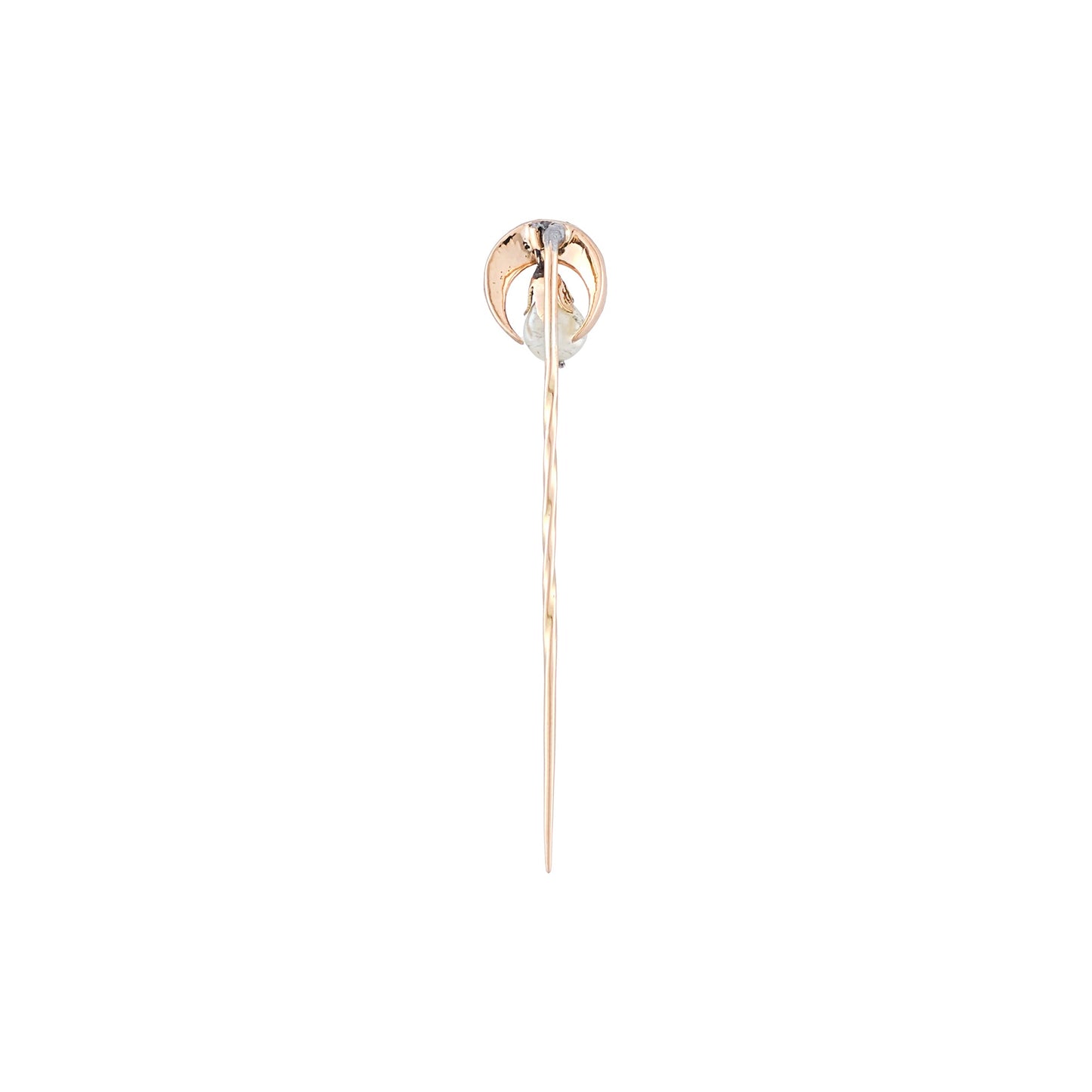 Antique Crescent Pearl Stick Pin
