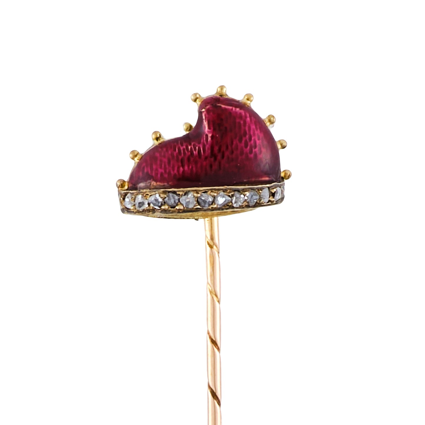Antique Enamel Stick Pin