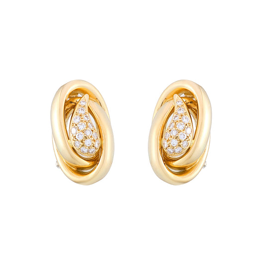 Vintage Interlaced Earrings