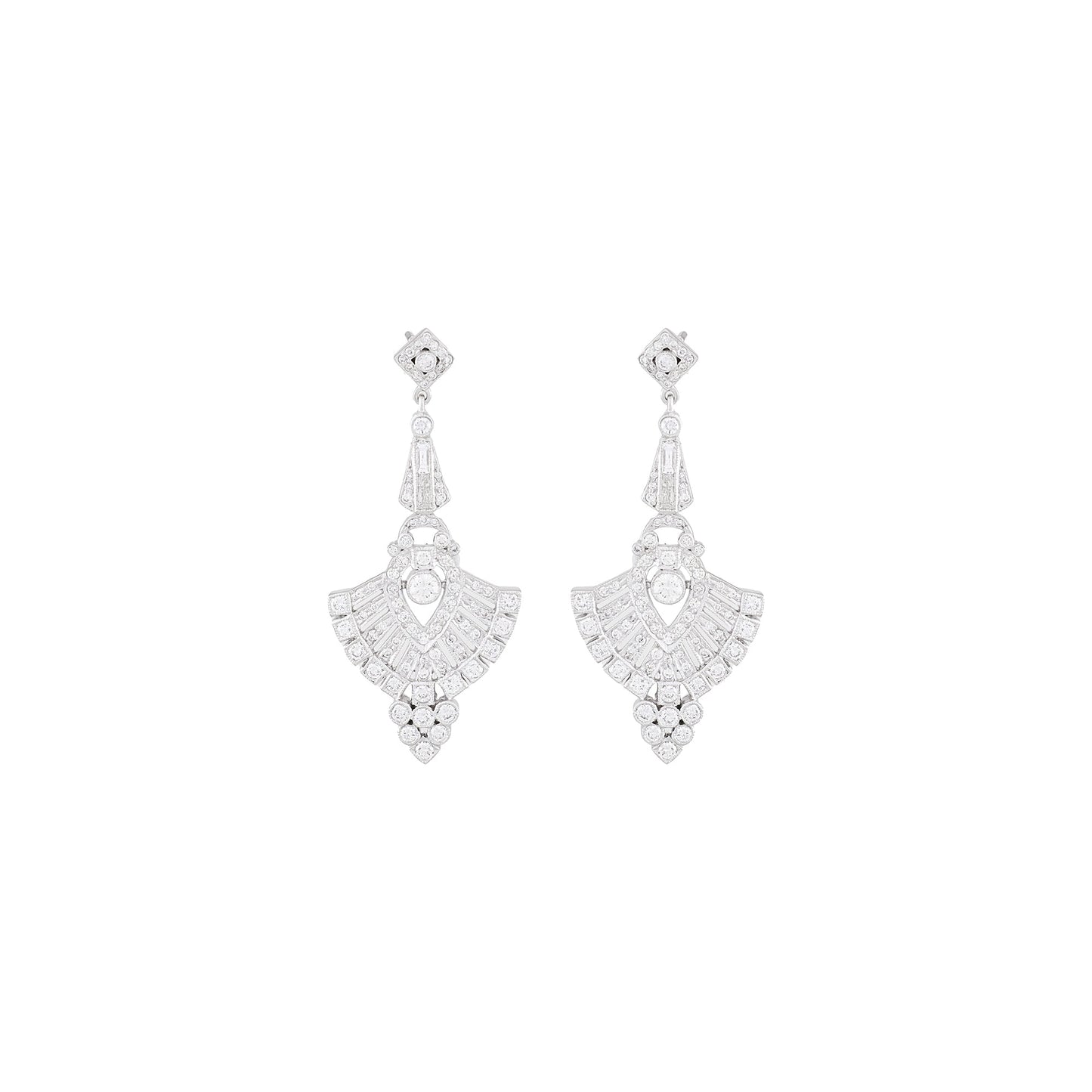 Vintage Diamond Earrings