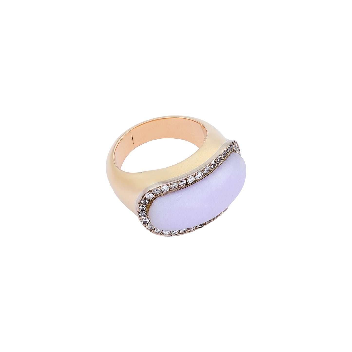 Harry Fireside Lavender Jade Ring