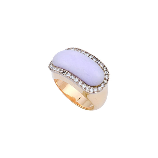 Harry Fireside Lavender Jade Ring