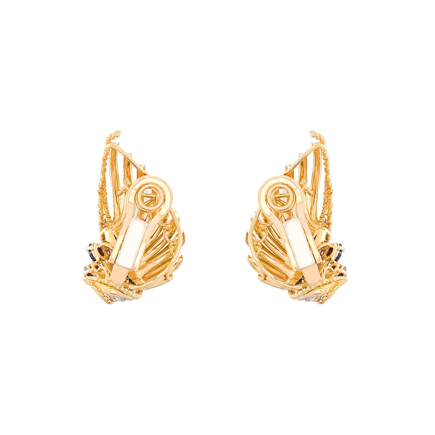 Vintage "Volutes" Earrings
