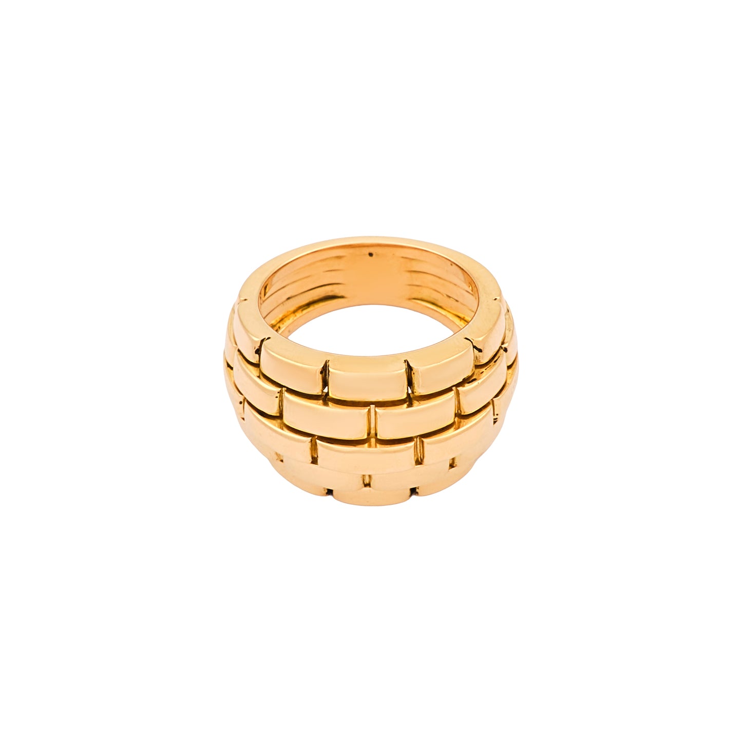 Cartier Maillon Panthère Brick Link Ring