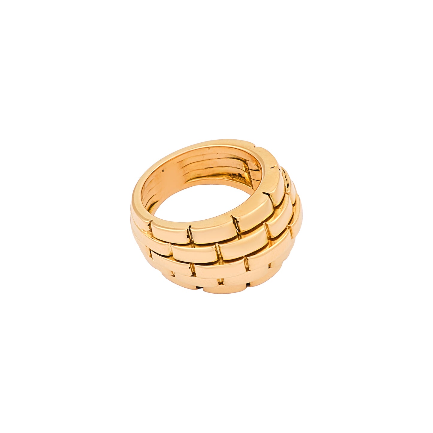 Cartier Maillon Panthère Brick Link Ring