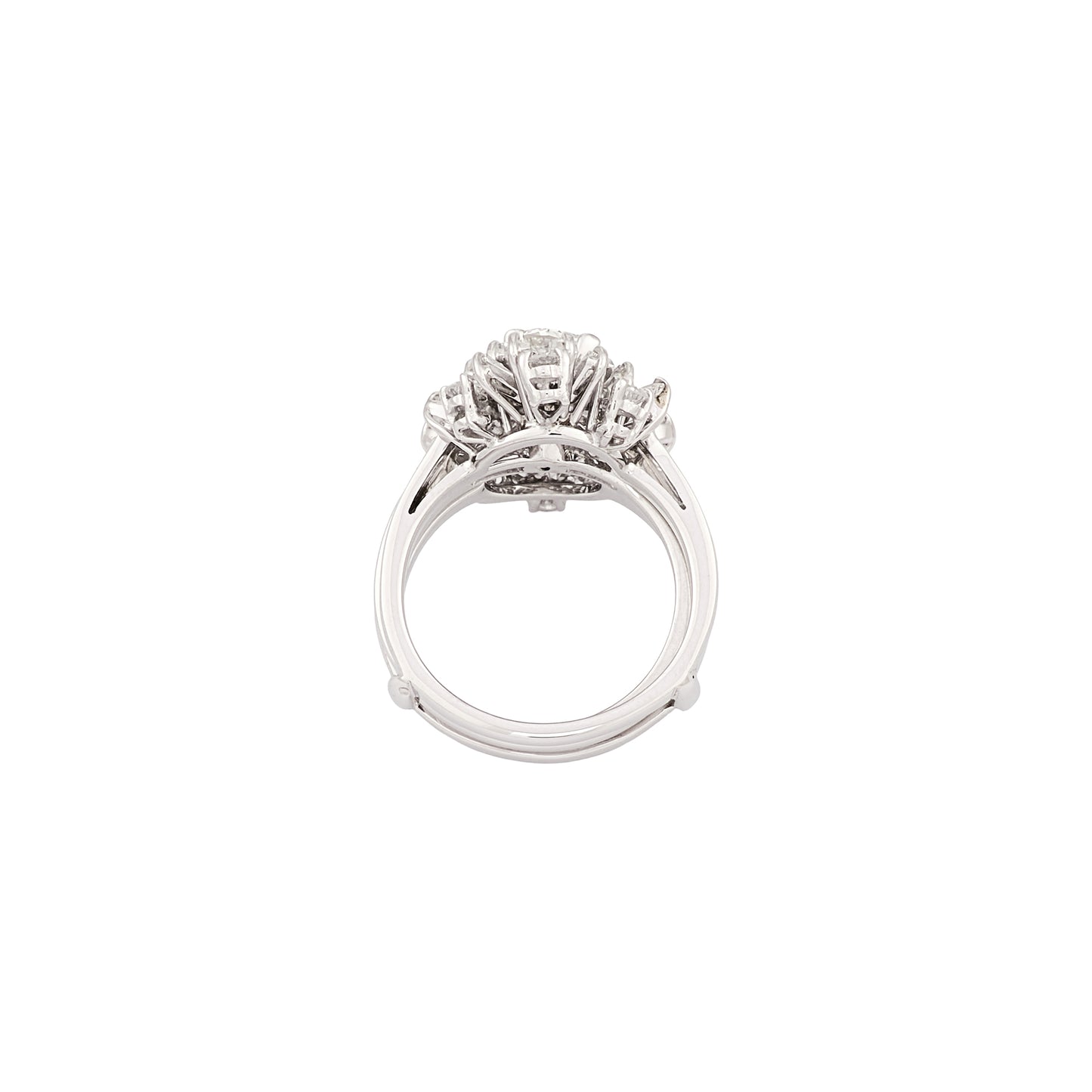 Vintage Jacket Diamond Ring