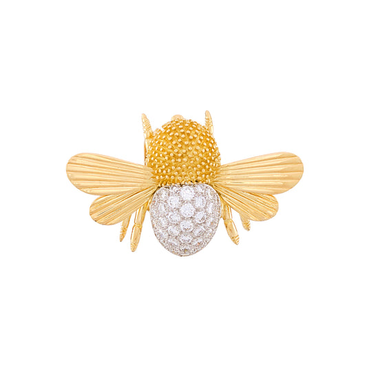 Charles Turi Diamond Bee Pendant