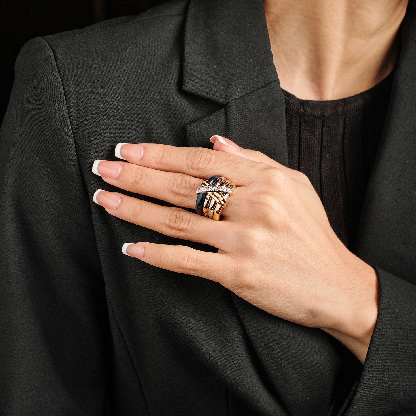 La Nouvelle Bague Quadruple Band Ring