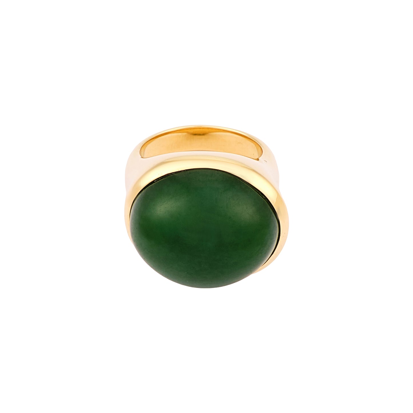 Tiffany & Co Elsa Peretti Jade 'Cabochon' Ring