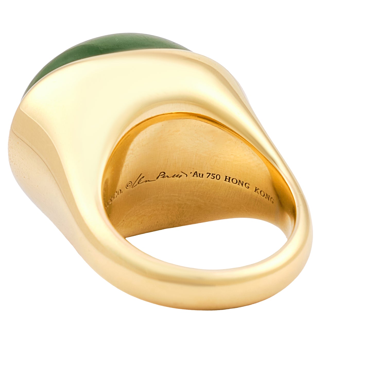 Tiffany & Co Elsa Peretti Jade 'Cabochon' Ring