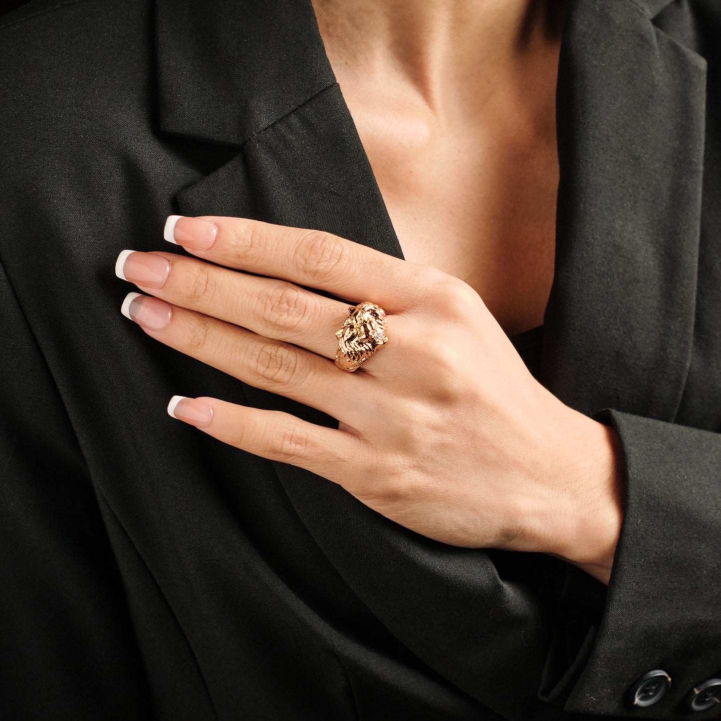 Vintage Lion Ring