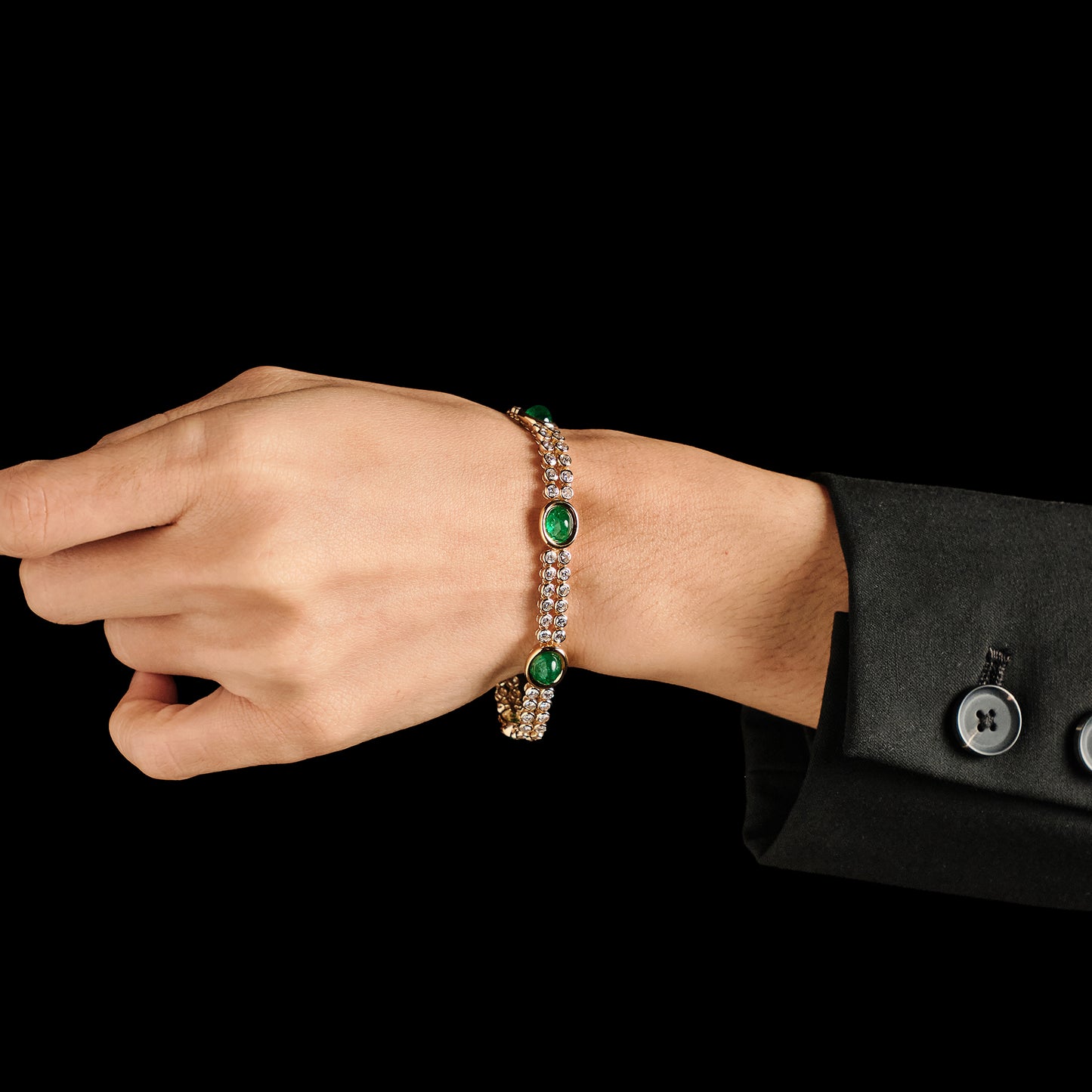 Vintage Emerald Bracelet