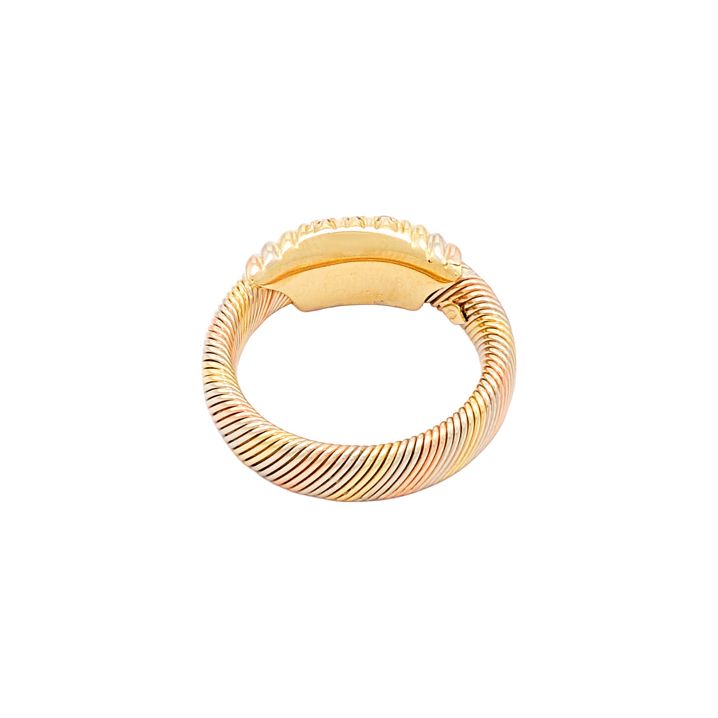 Cartier Three Tone Ring