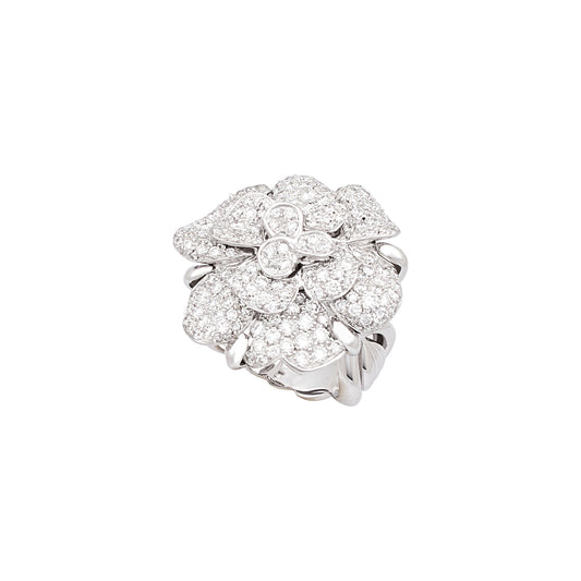 Chanel Camelia Diamond Ring