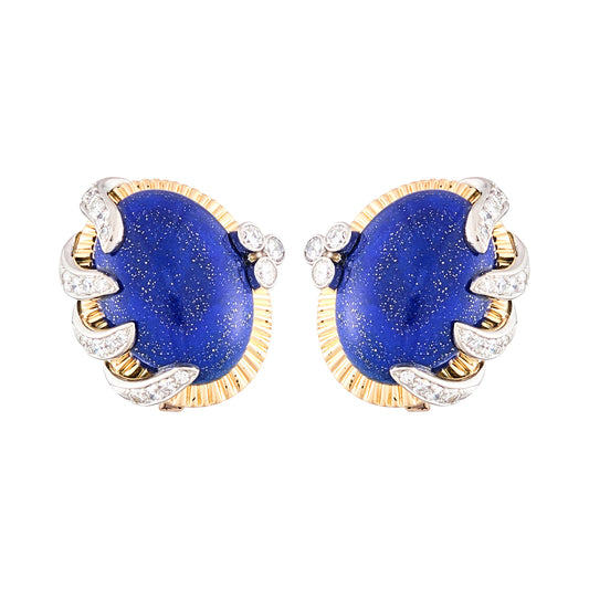 Andre Vassort Lapis Lazuli Earrings