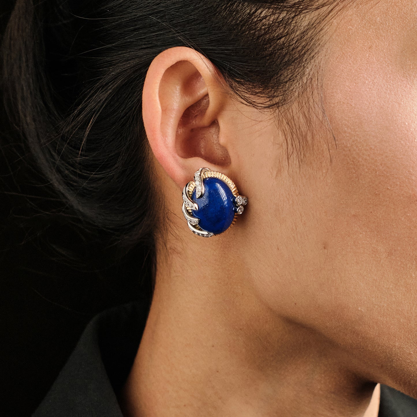 Andre Vassort Lapis Lazuli Earrings