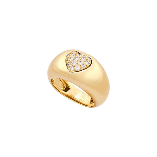 Boucheron Pivoting Heart Ring