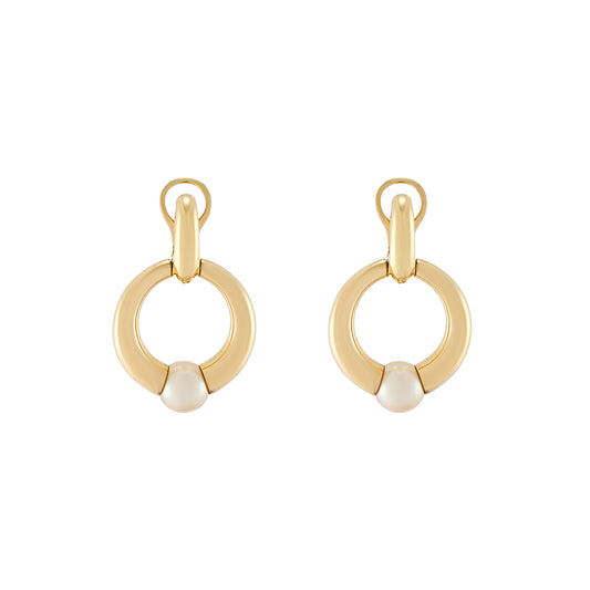 Cartier Pearl Ear Pendants