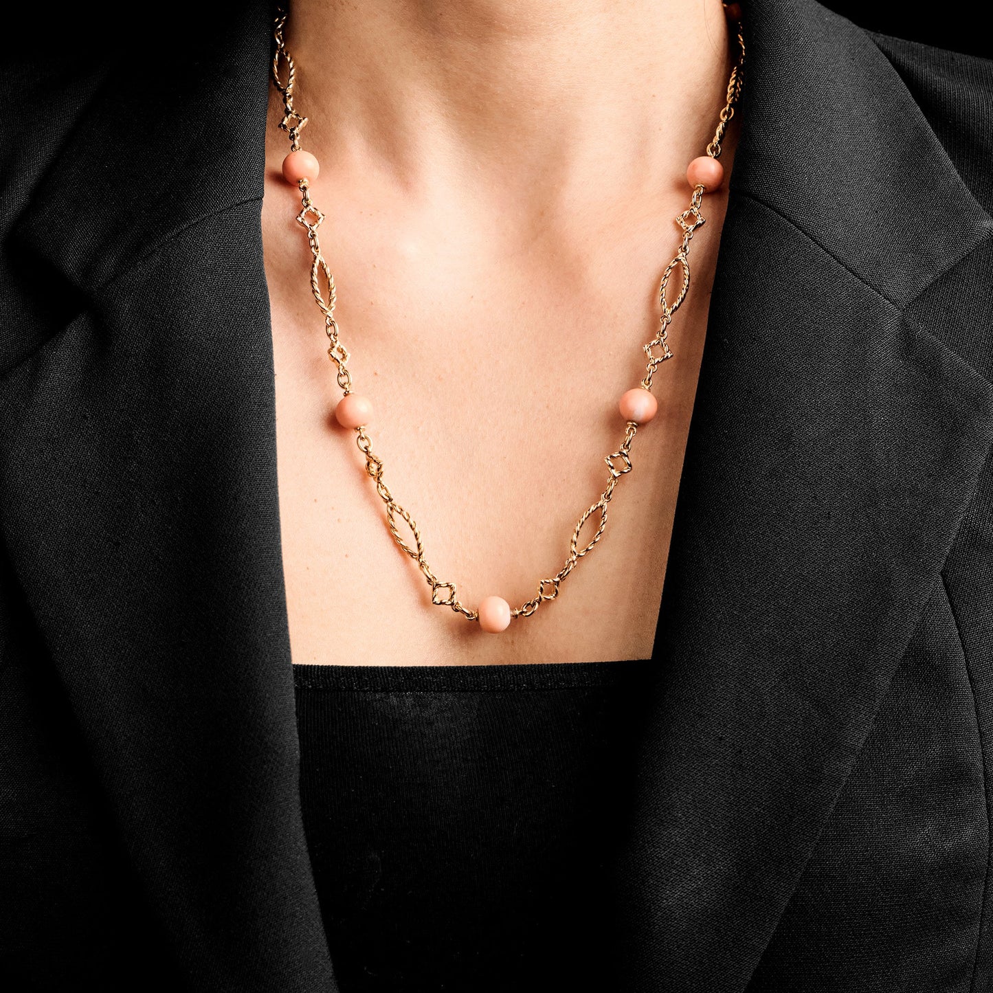 Cartier Angel Skin Coral Long Necklace