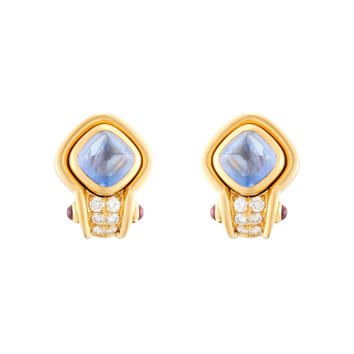 Kent Raible Sapphire Earrings